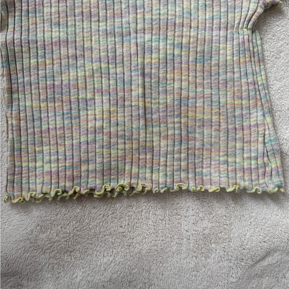 Old Navy Multicolor Ribbed Kids Top - Picture 5 of 5